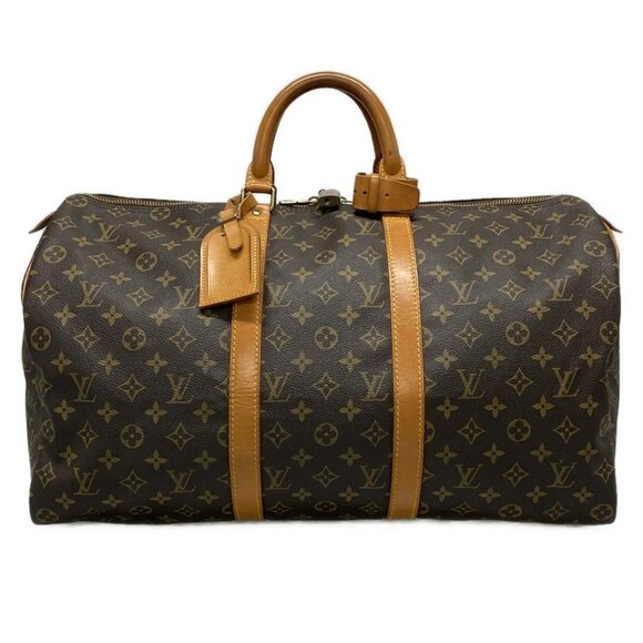 LOUIS VUITTON Keepall 50 Monogram - Boston Bag Monogram Canvas 555-081125 - Picture 1 of 11